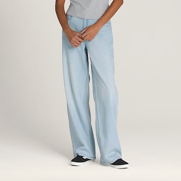 VANS Sirelle 5 Pocket Denim Puddle Pants - Picture 1 of 5